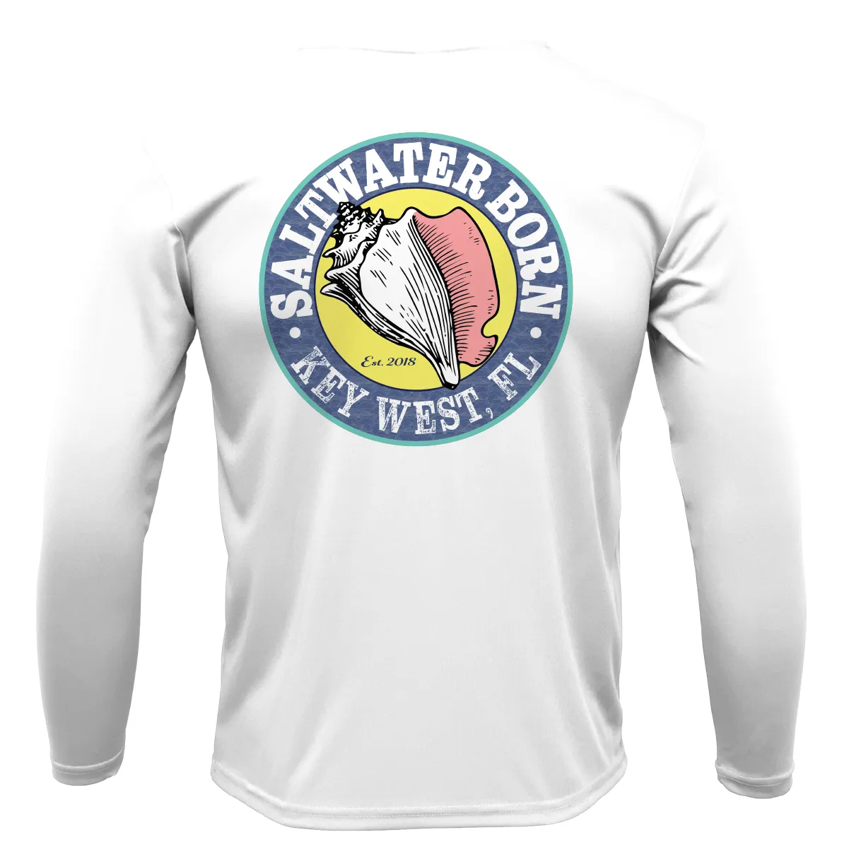 Key West, FL Florida USA Boy's Long Sleeve UPF 50+ Dry-Fit Shirt