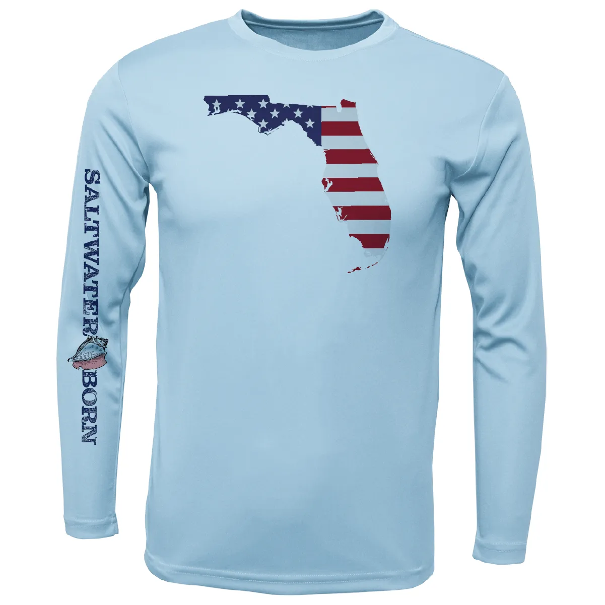 Key West, FL Florida USA Boy's Long Sleeve UPF 50+ Dry-Fit Shirt