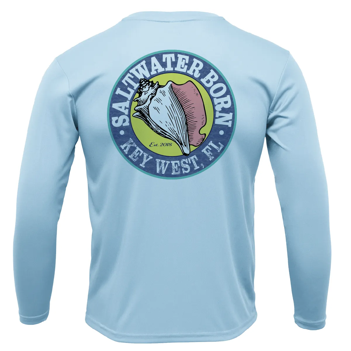 Key West, FL Florida USA Boy's Long Sleeve UPF 50+ Dry-Fit Shirt