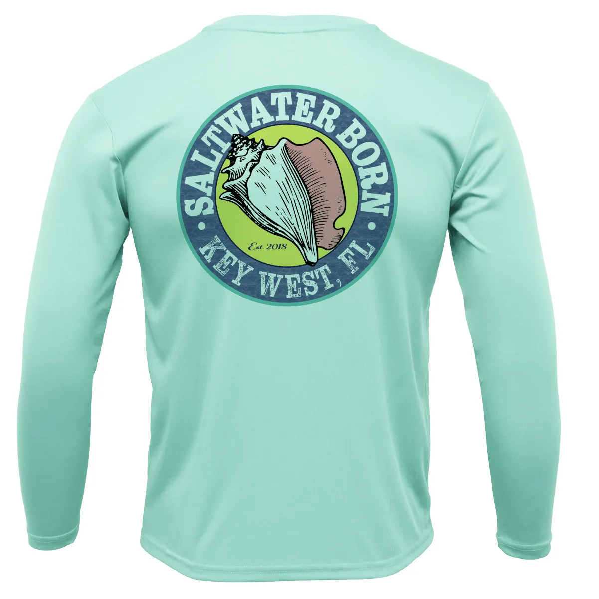 Key West, FL Florida USA Boy's Long Sleeve UPF 50+ Dry-Fit Shirt