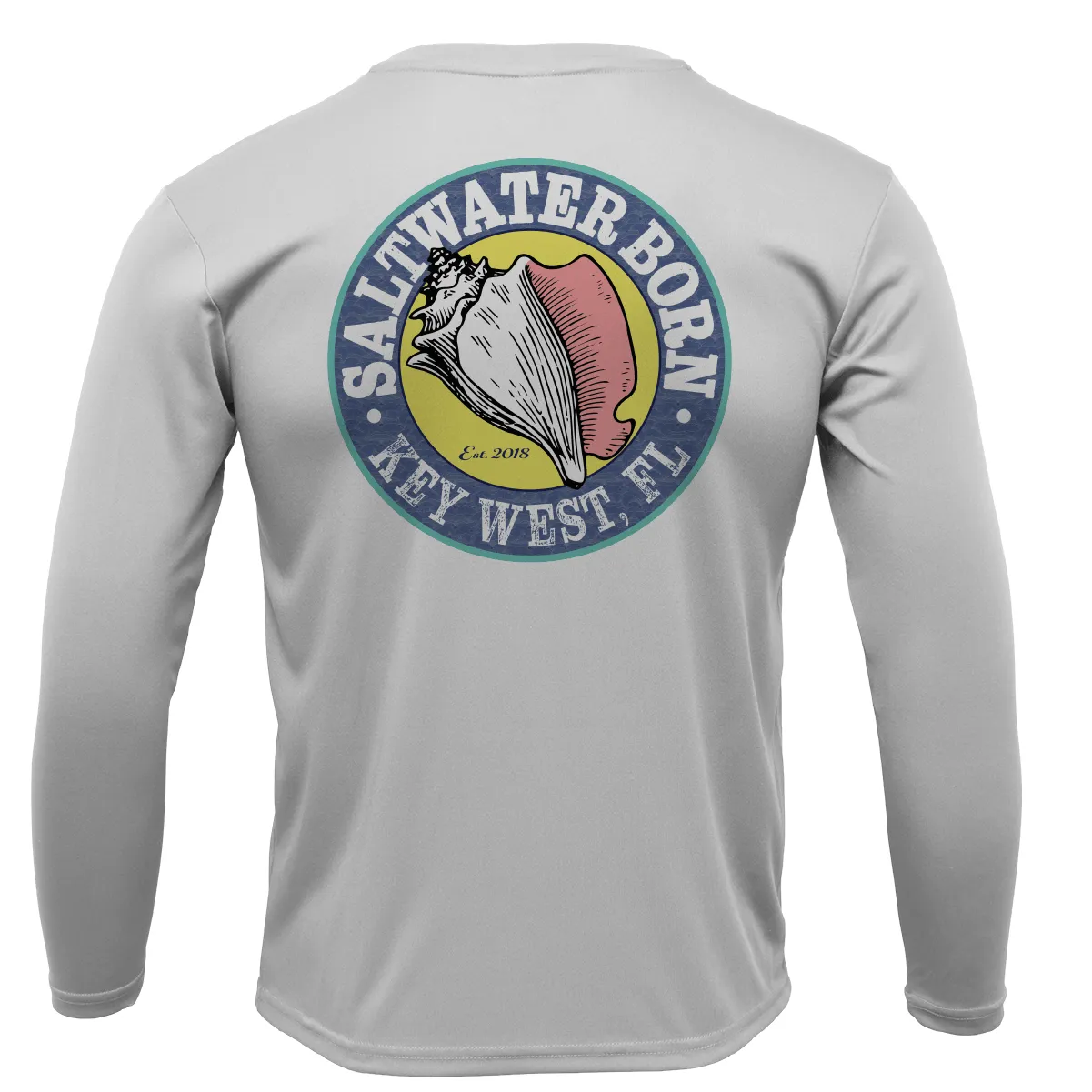 Key West, FL Florida USA Boy's Long Sleeve UPF 50+ Dry-Fit Shirt