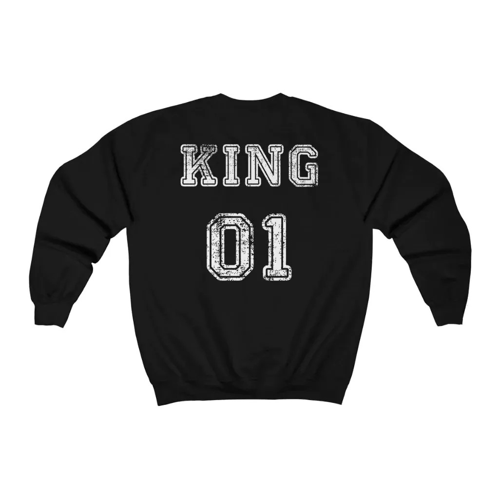 King And Queen 01 Matching Sweatshirts