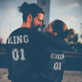 King And Queen 01 Matching Sweatshirts