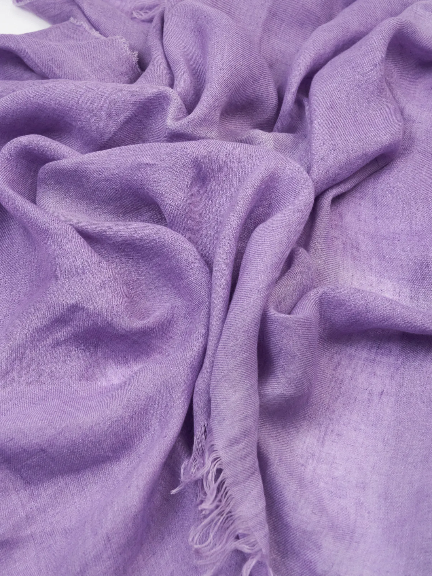 Linen Square Scarf Violet 