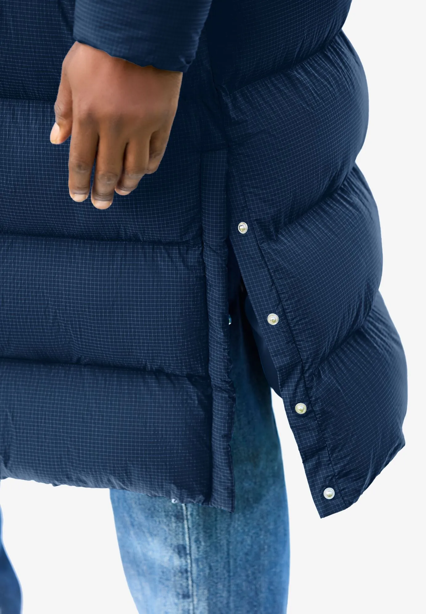 Long Quilted Puffer Coat