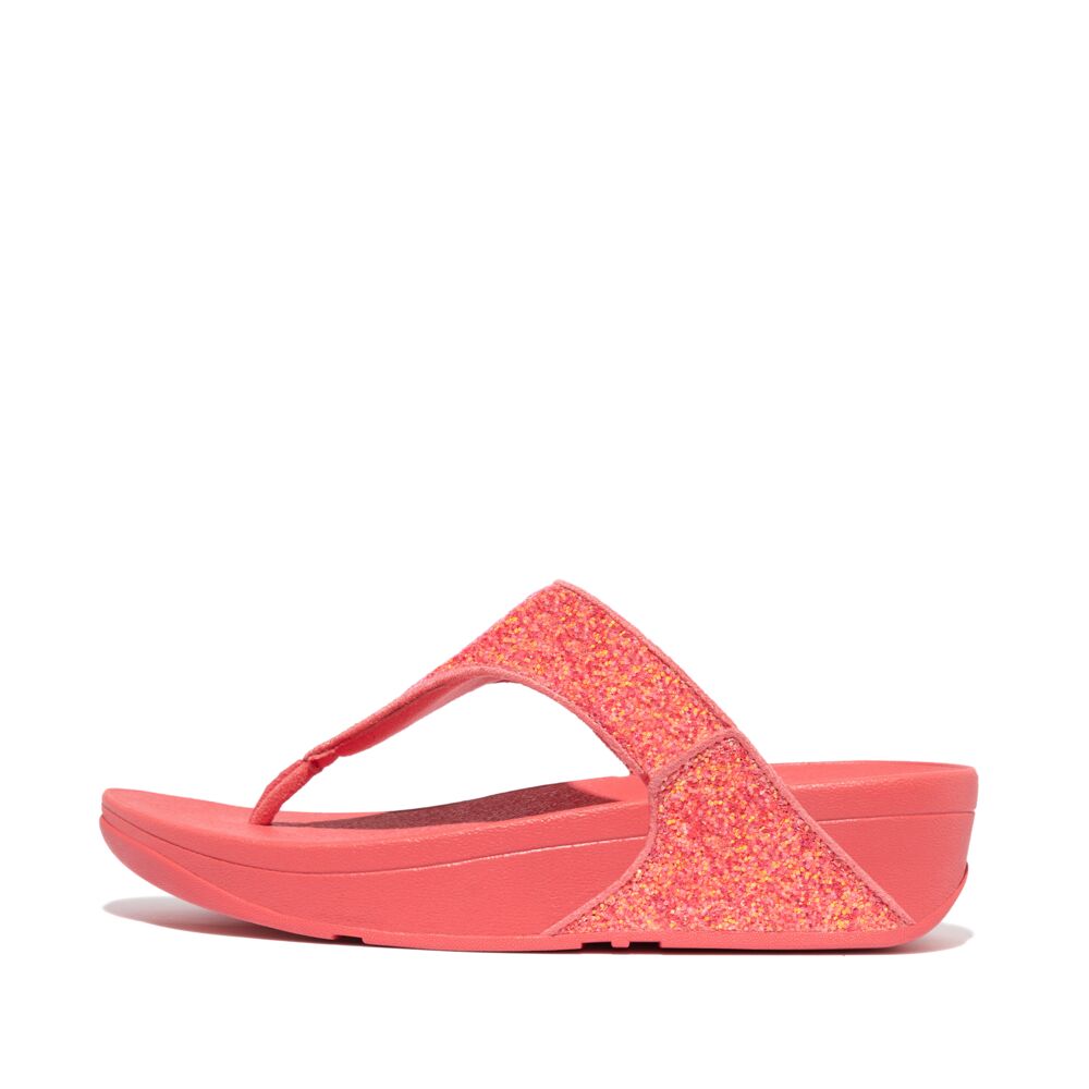 Lulu Glitter Flit Flops Toe Thongs Post Sandals