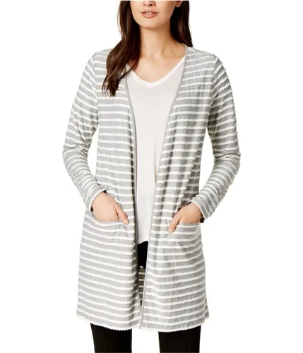 Maison Jules Womens Open-Front Cardigan Sweater