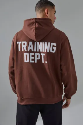 Man Active Training Dept Oversized Hoodie | boohooMAN UK