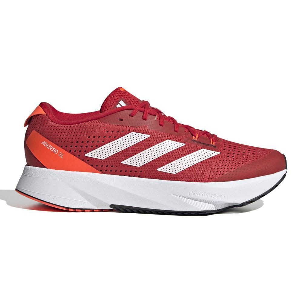 Men's Adidas Adizero SL, Better Scarlet/Cloud White/Solar Red, 10.5 D Medium