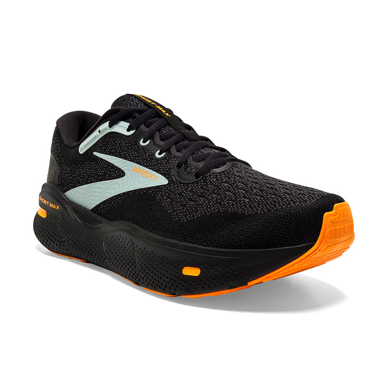 Men's Ghost Max Black/Orange/Cloud Blue