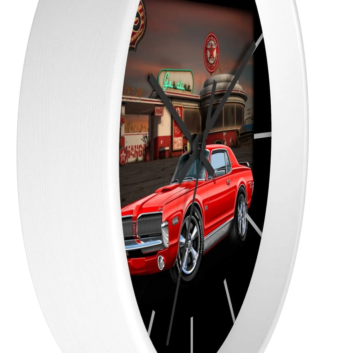 Mercury Cougar Texaco Wall clock