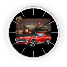 Mercury Cougar Texaco Wall clock