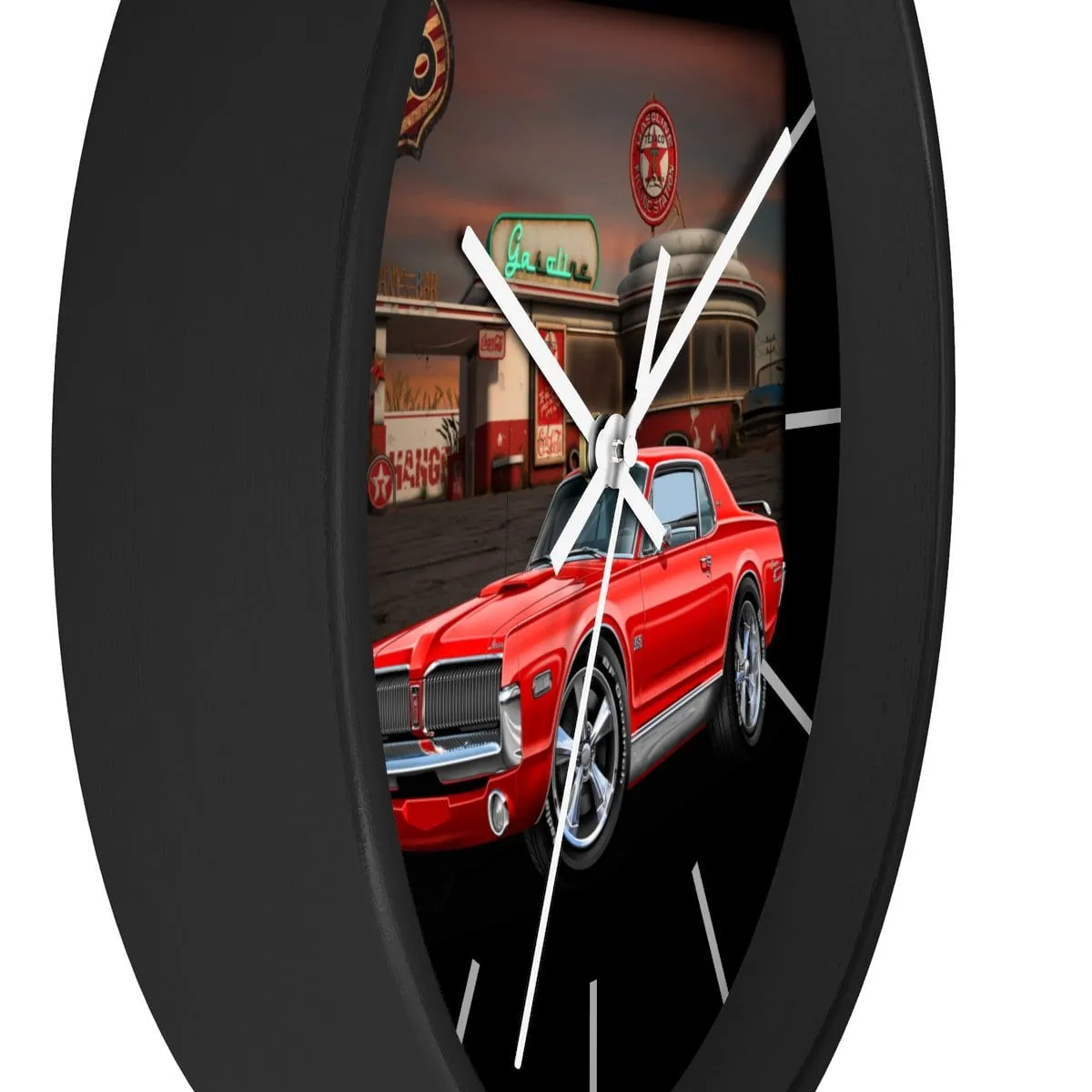 Mercury Cougar Texaco Wall clock