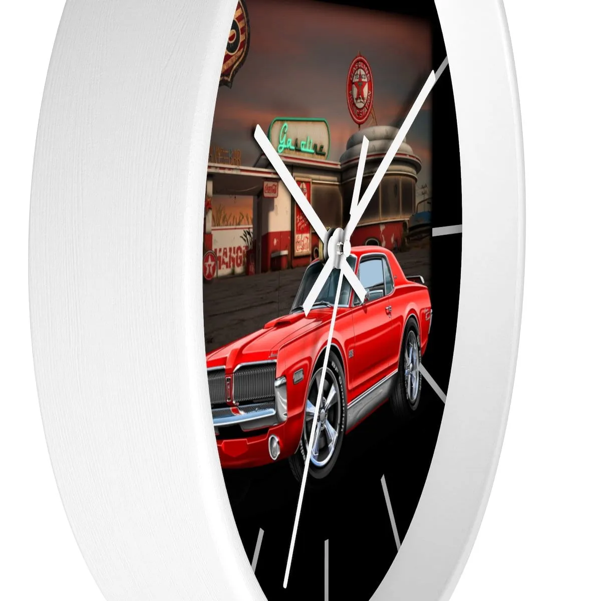 Mercury Cougar Texaco Wall clock