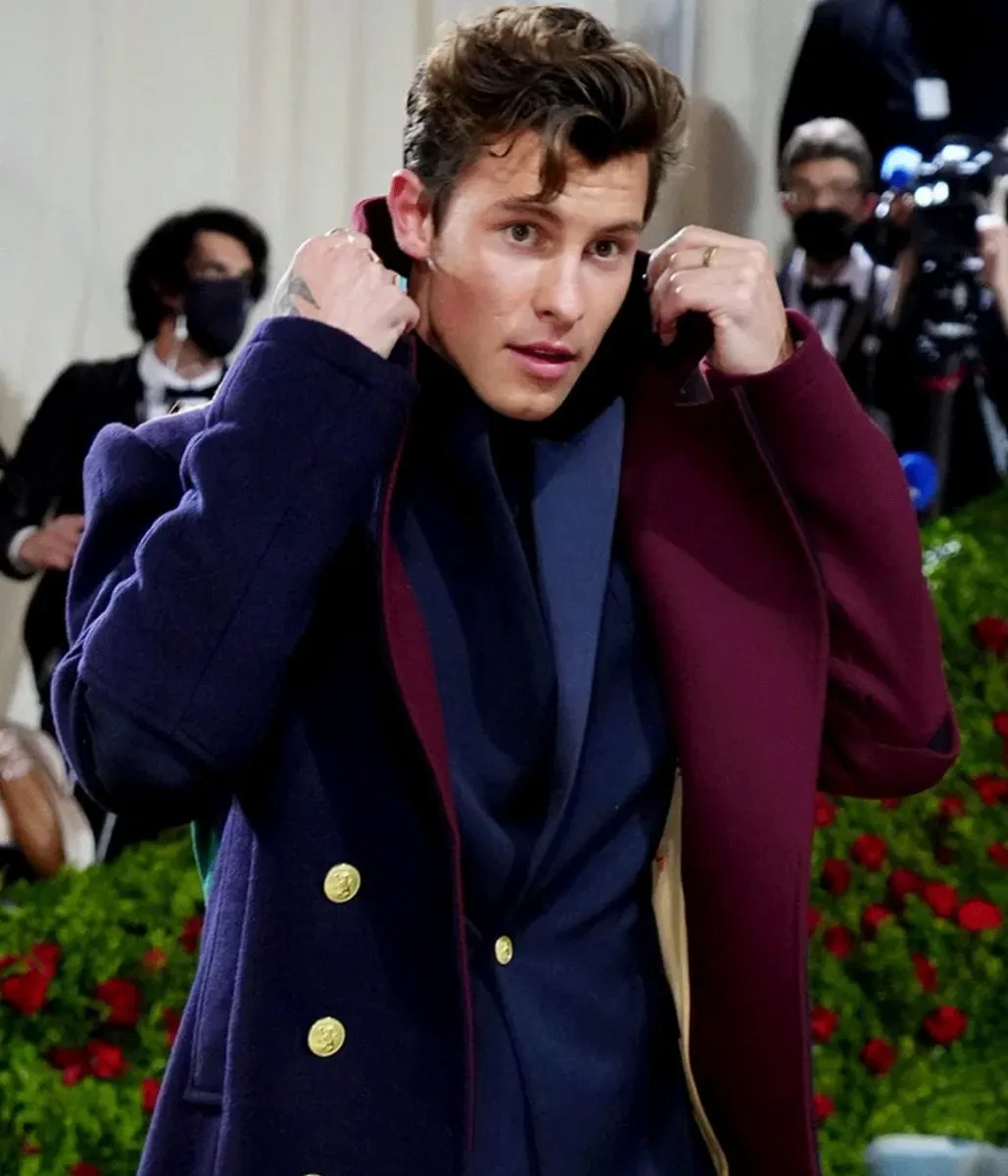 Met Gala Shawn Mendes Wool Coat