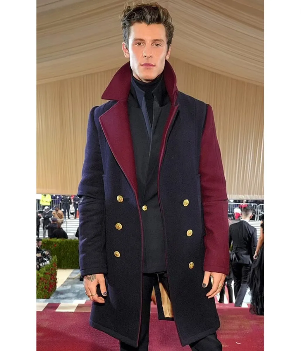 Met Gala Shawn Mendes Wool Coat