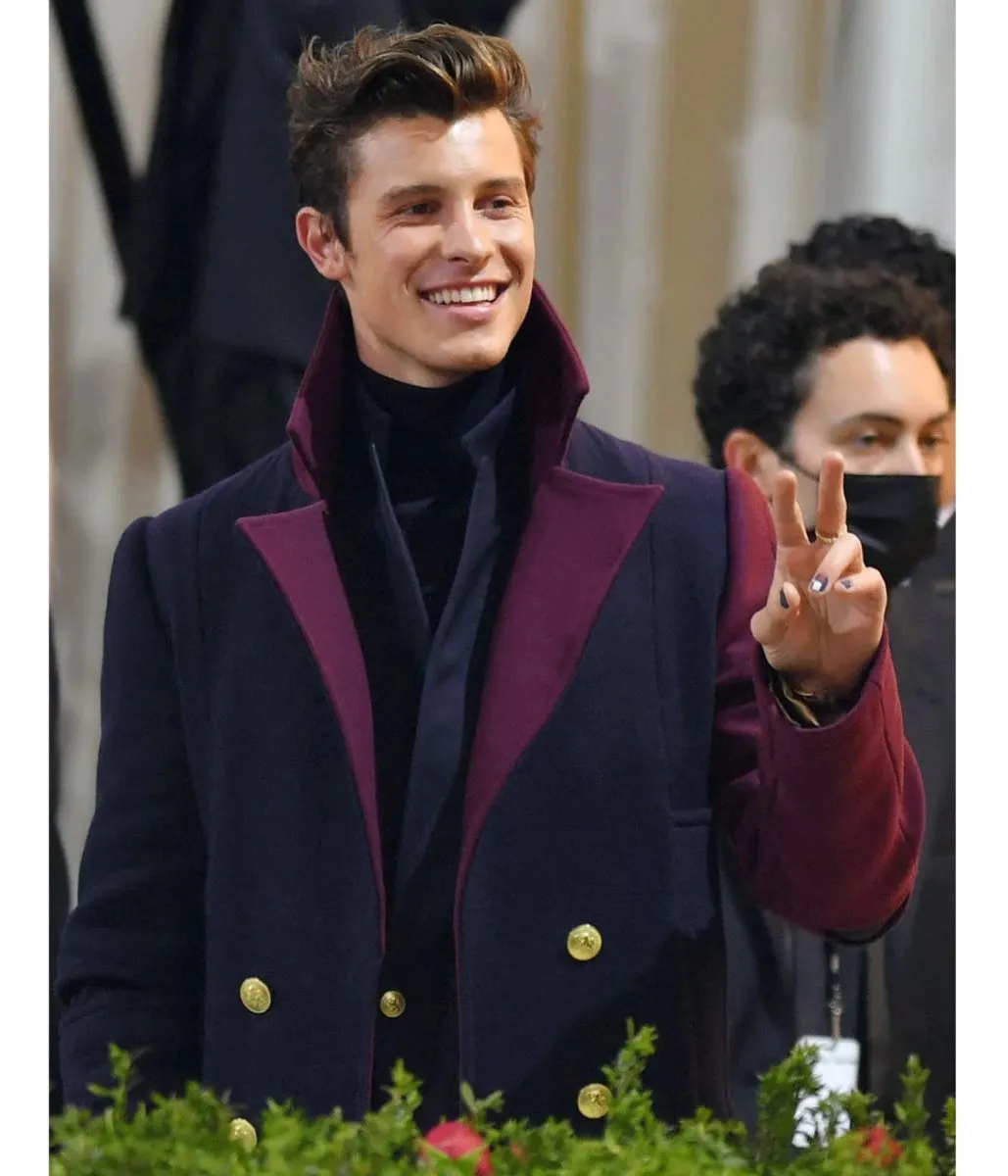 Met Gala Shawn Mendes Wool Coat