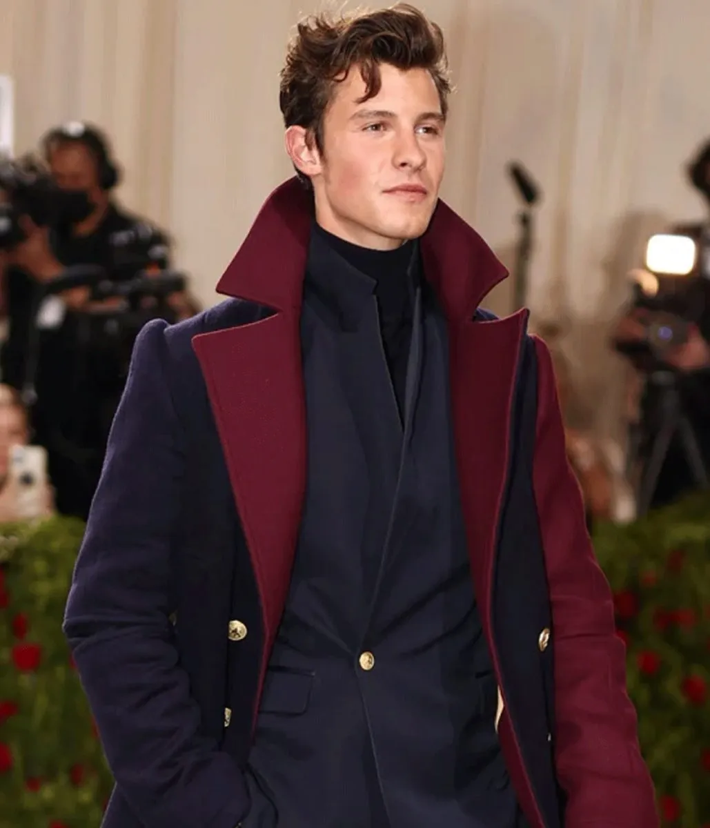 Met Gala Shawn Mendes Wool Coat