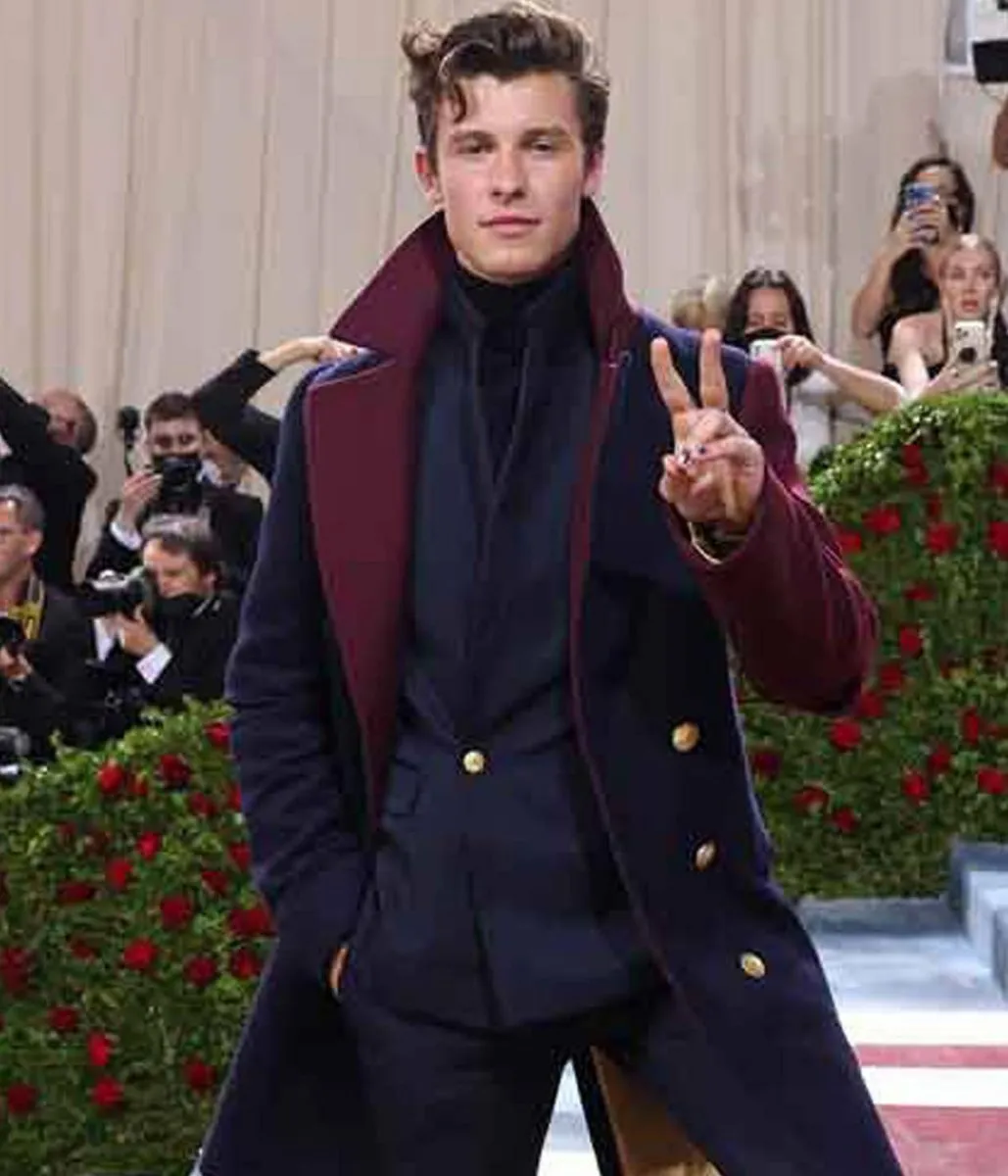 Met Gala Shawn Mendes Wool Coat