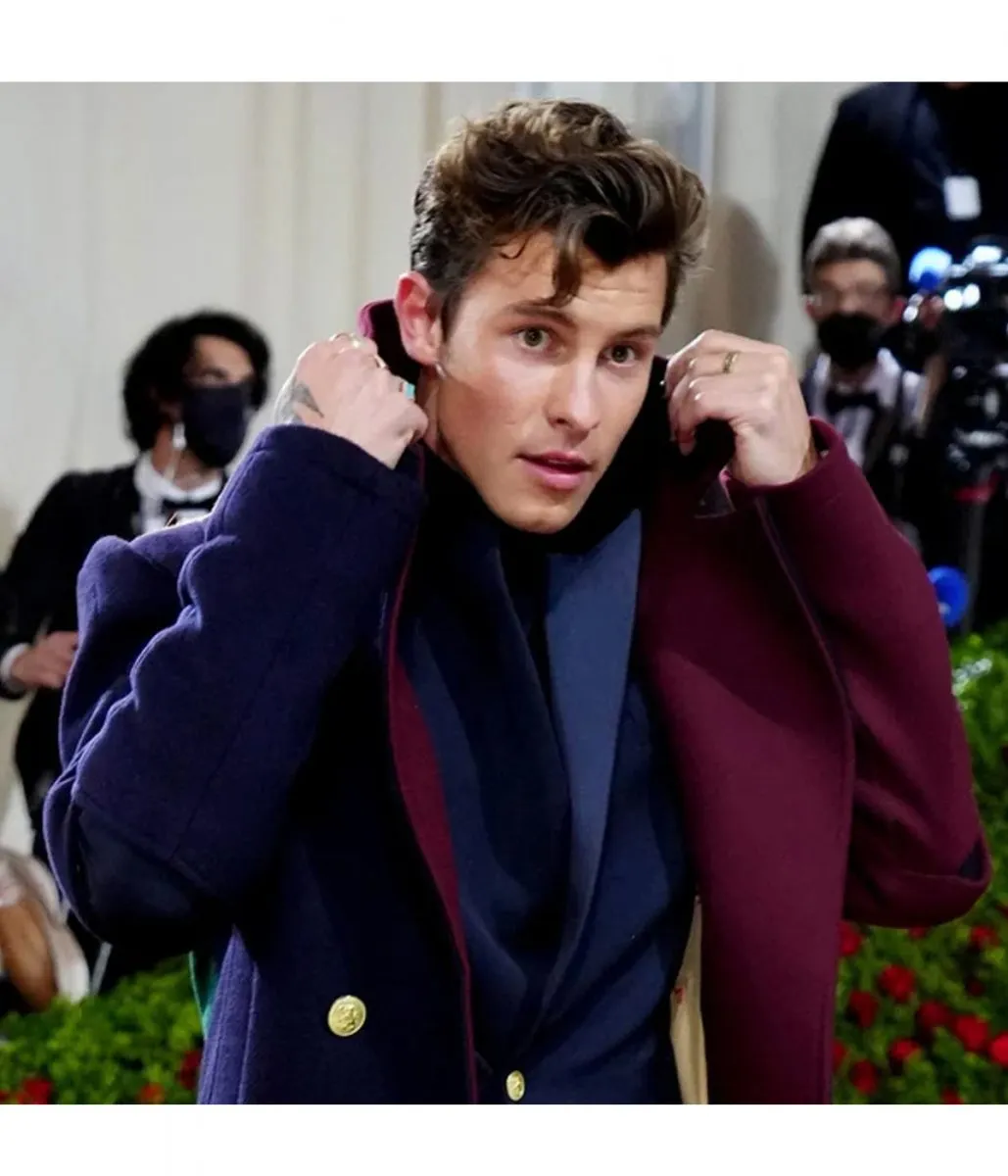 Met Gala Shawn Mendes Wool Coat