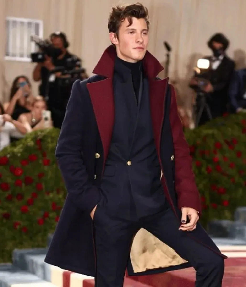 Met Gala Shawn Mendes Wool Coat