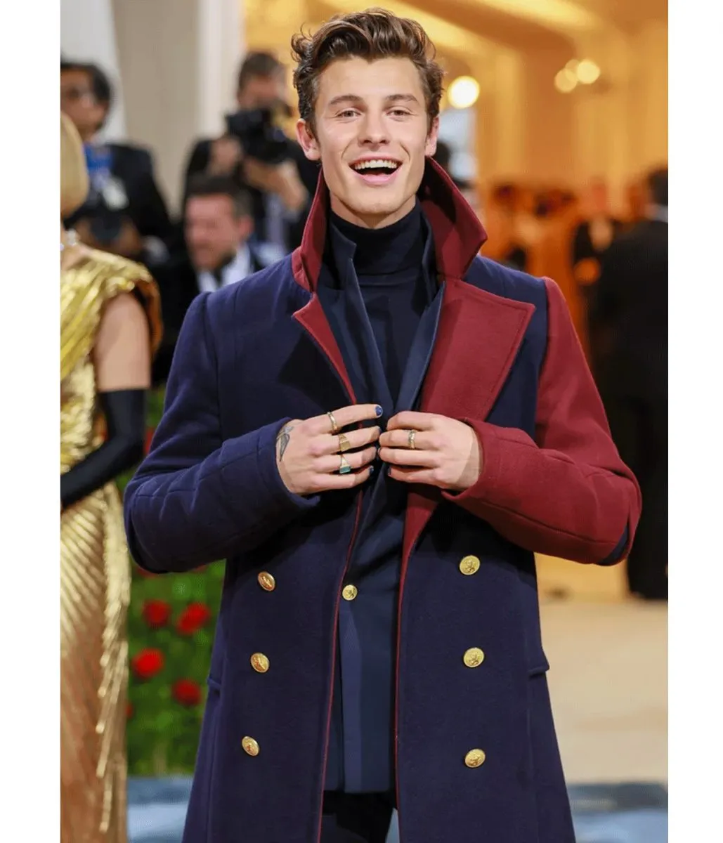 Met Gala Shawn Mendes Wool Coat