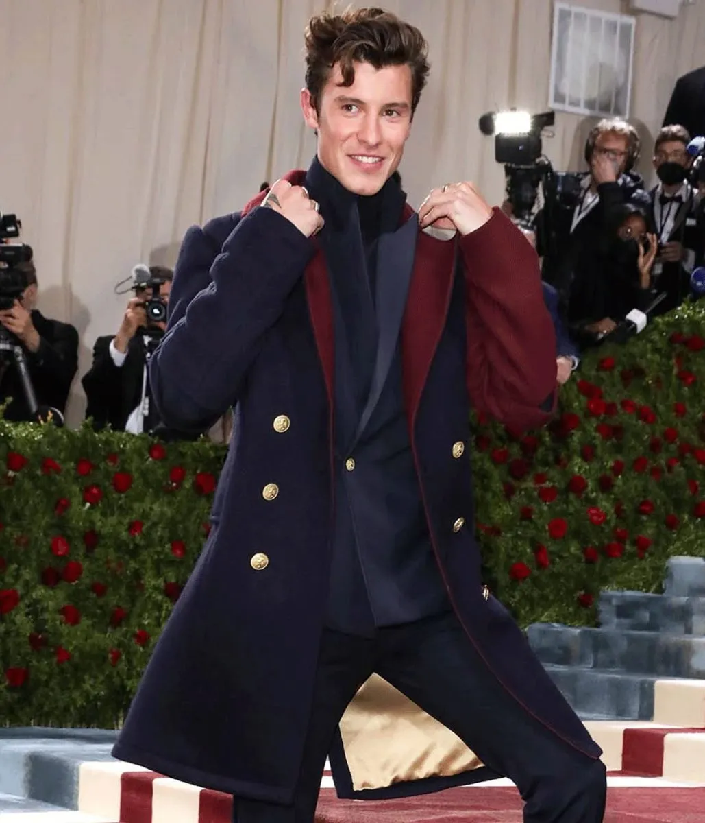 Met Gala Shawn Mendes Wool Coat