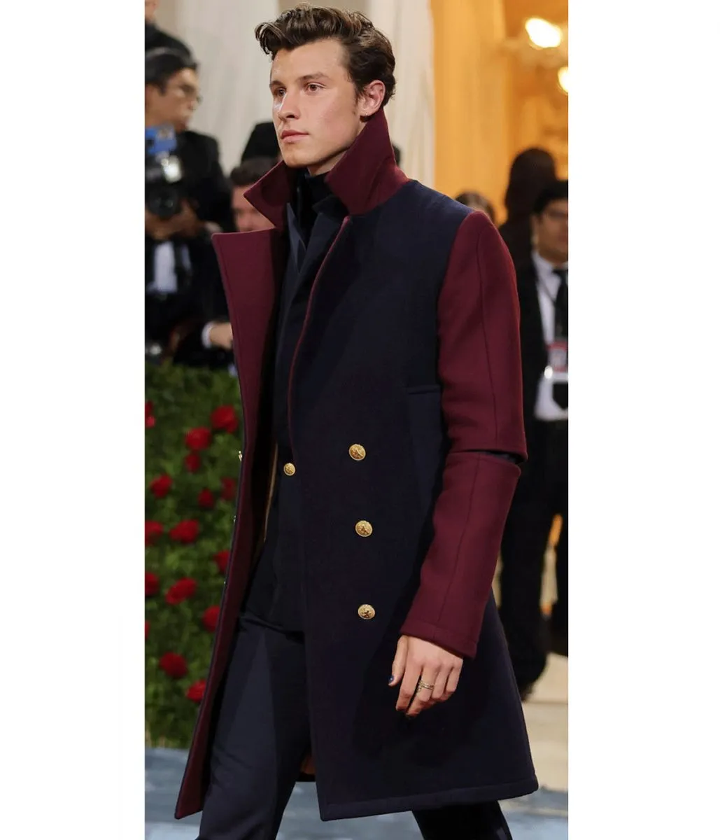 Met Gala Shawn Mendes Wool Coat