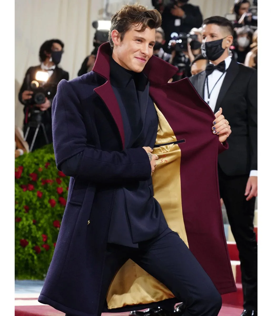 Met Gala Shawn Mendes Wool Coat