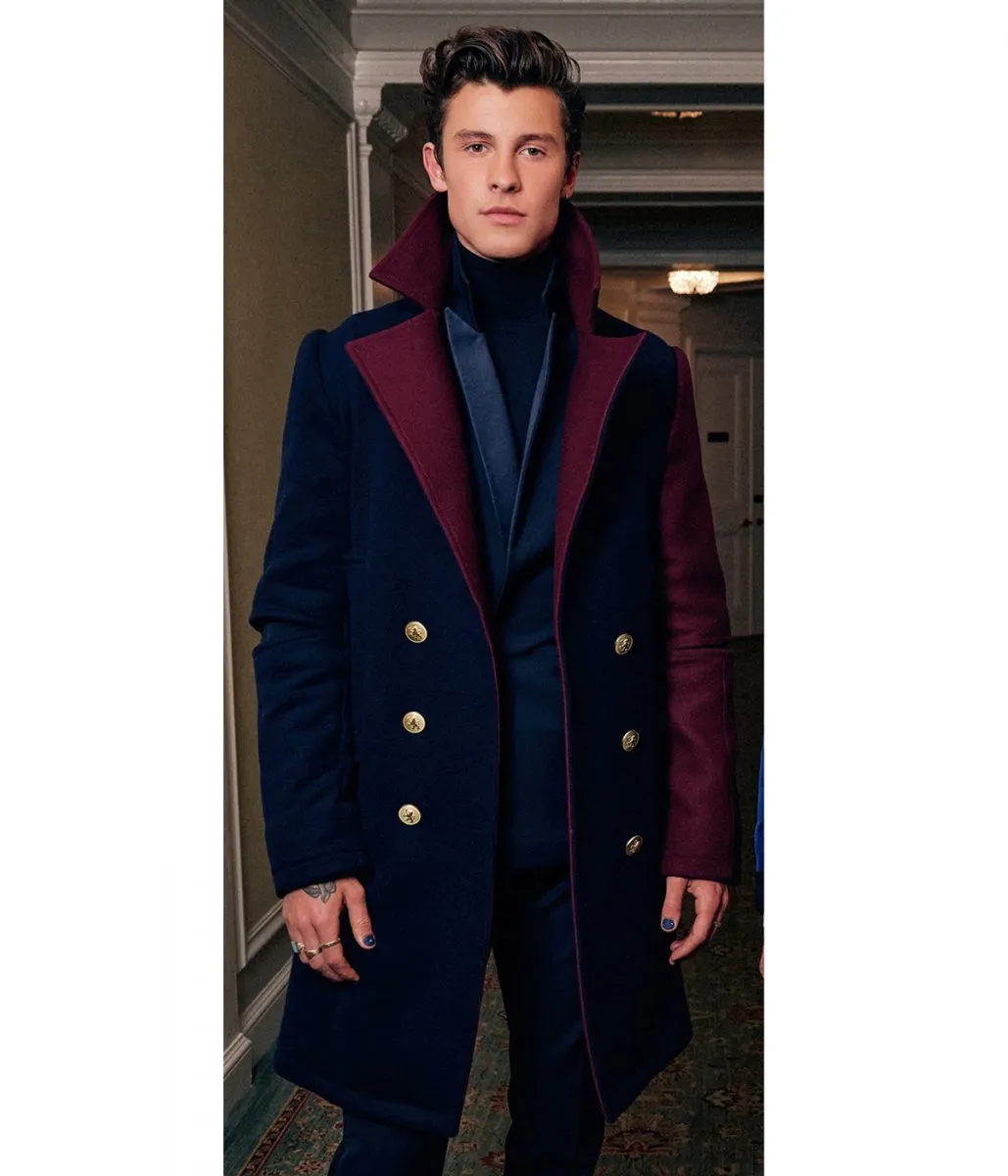 Met Gala Shawn Mendes Wool Coat