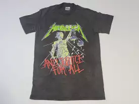 Metallica And Justice For All Tour '89 Vintage 80's Single Stitch Spring Ford T-Shirt