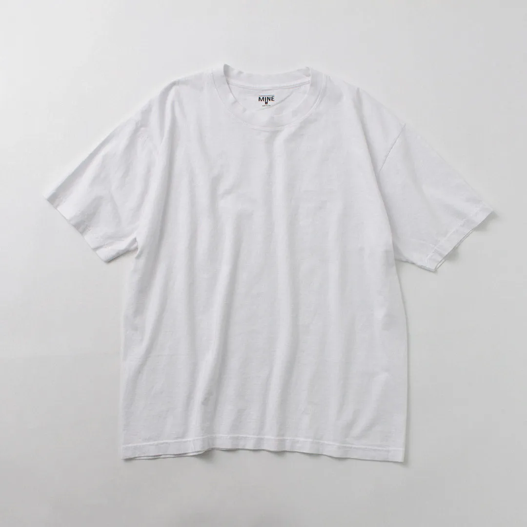 MINE（マイン） ショートスリーブ クルーTシャツ / メンズ トップス 半袖 無地 アメリカ製 SS/White Label MADE IN USA