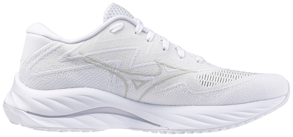 Mizuno Wave Rider 27 SSW (B Width) - White/Ultimate Grey/Nimbus Cloud (Womens)