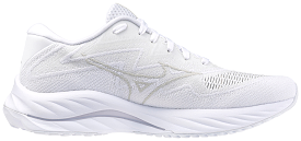 Mizuno Wave Rider 27 SSW (B Width) - White/Ultimate Grey/Nimbus Cloud (Womens)