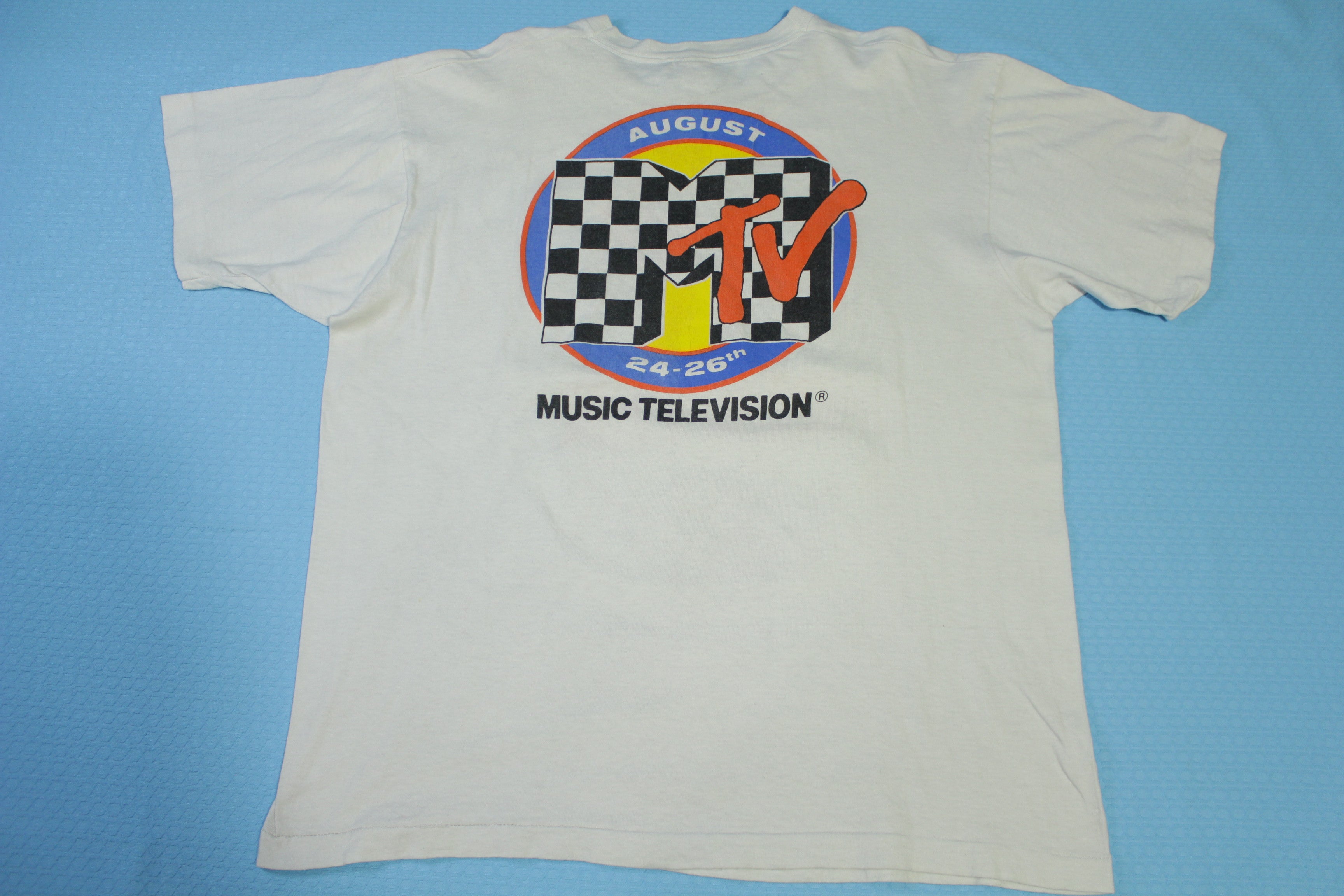 MTV Music Television Grand Prix of Denver 1990 Vintage 90's Single Stitch T-Shirt