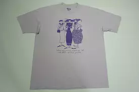 My Old Friends and I Wear Purple Vintage 80's Funny Hanes Single Stitch Made in USA T-Shirt