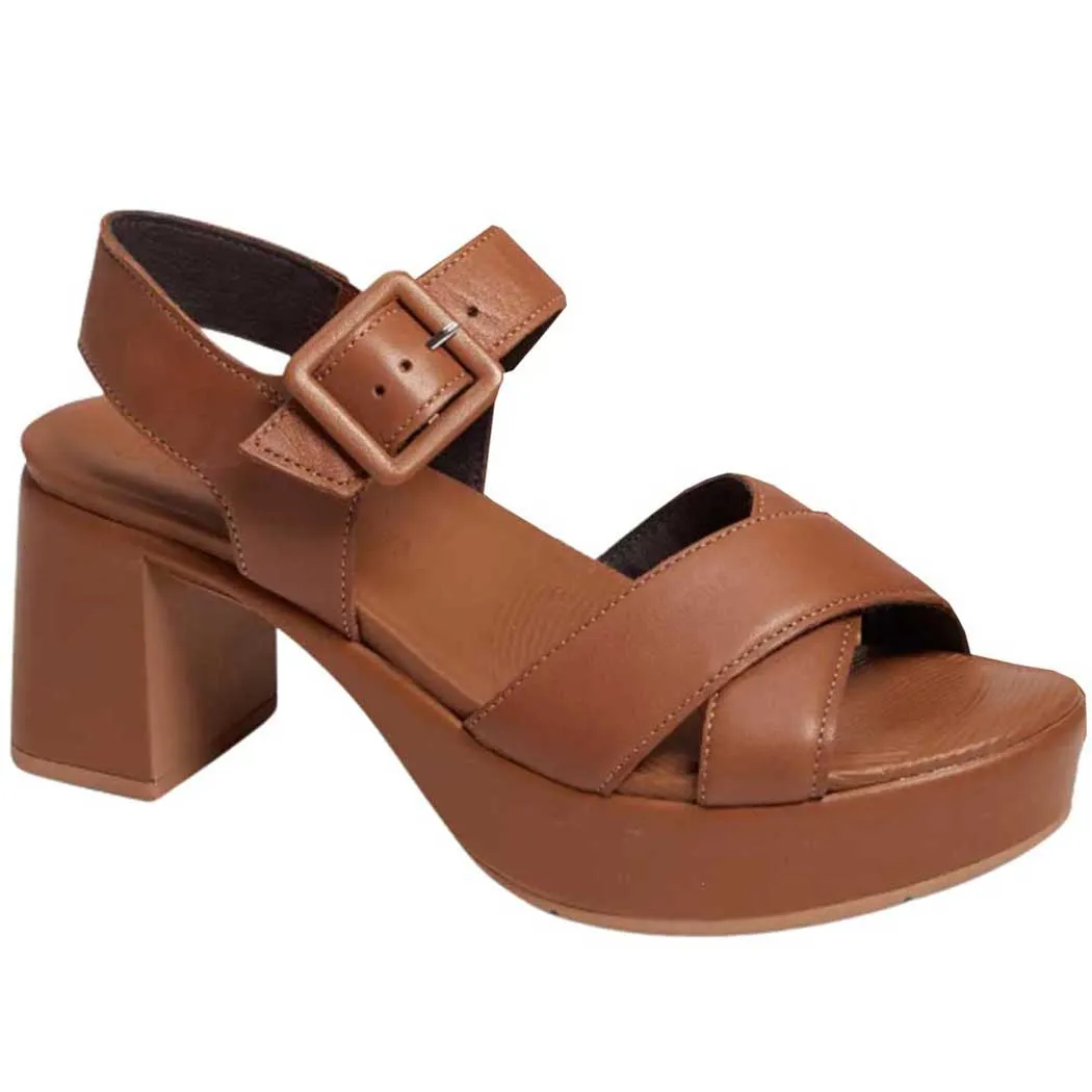 Naot Elite Platform Sandal Caramel (Women's)