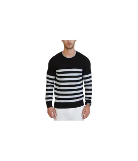 Nautica Mens Betron Striped Pullover Sweater