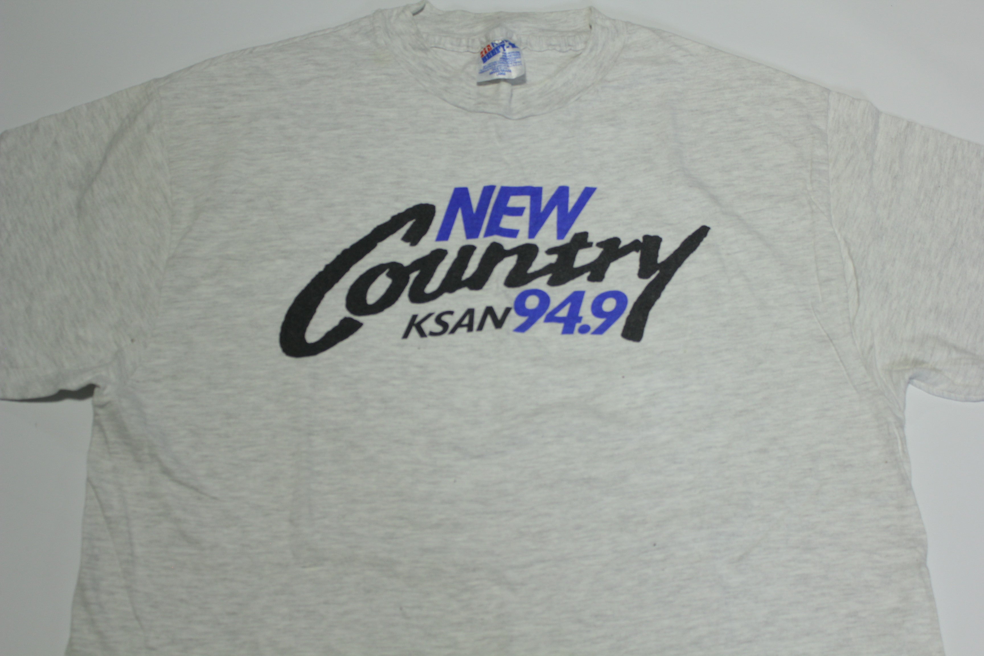 New Country KSAN 94.9 Radio Vintage 90's Single Stitch Hanes T-Shirt