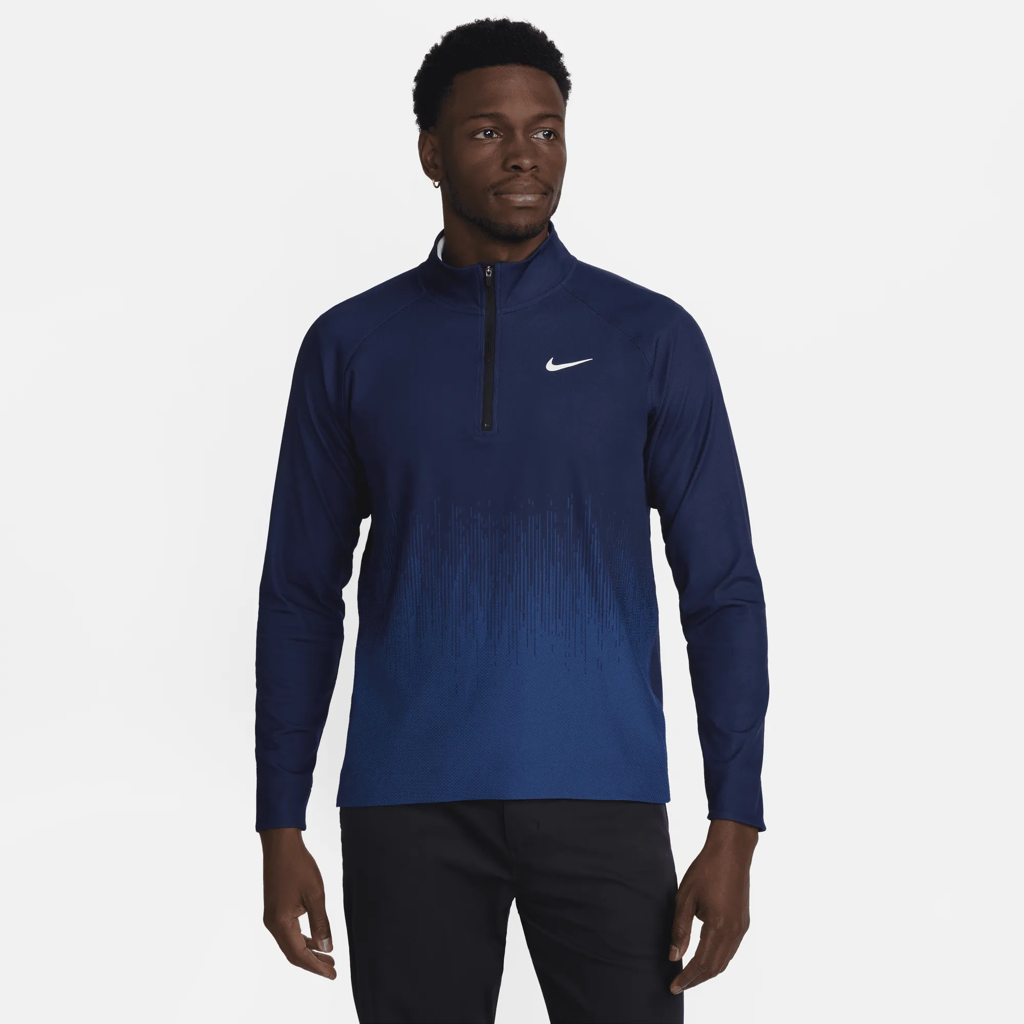 Nike Tour Men's Dri-FIT ADV 1/2-Zip Golf Top - Midnight Navy