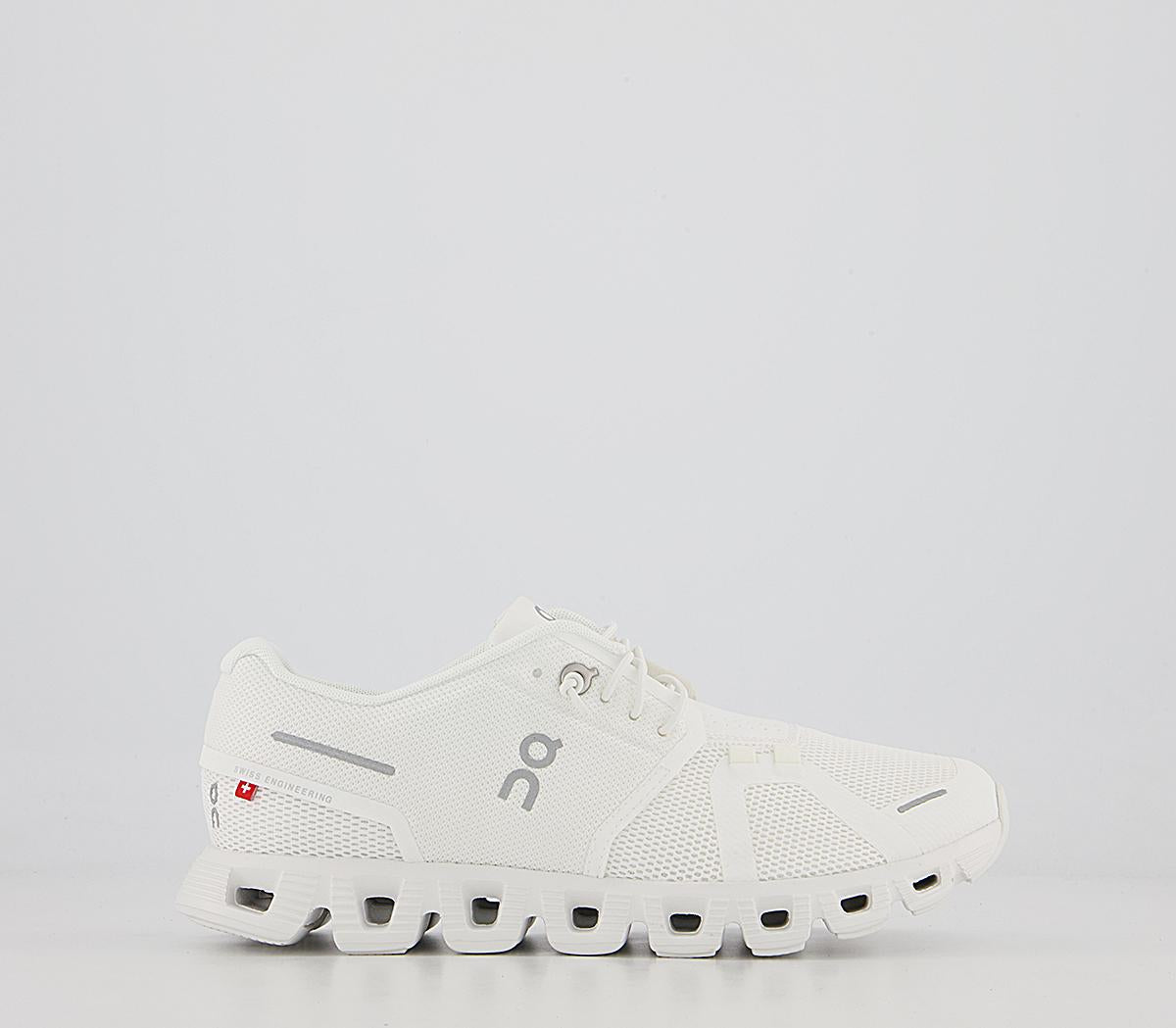 Odd Sizes - On Running Cloud 5 All White F - UK Sizes Right 4/Left 5