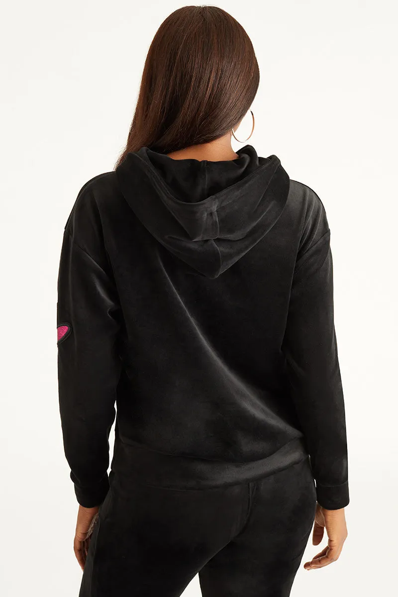 Oversized Patch Hoodie