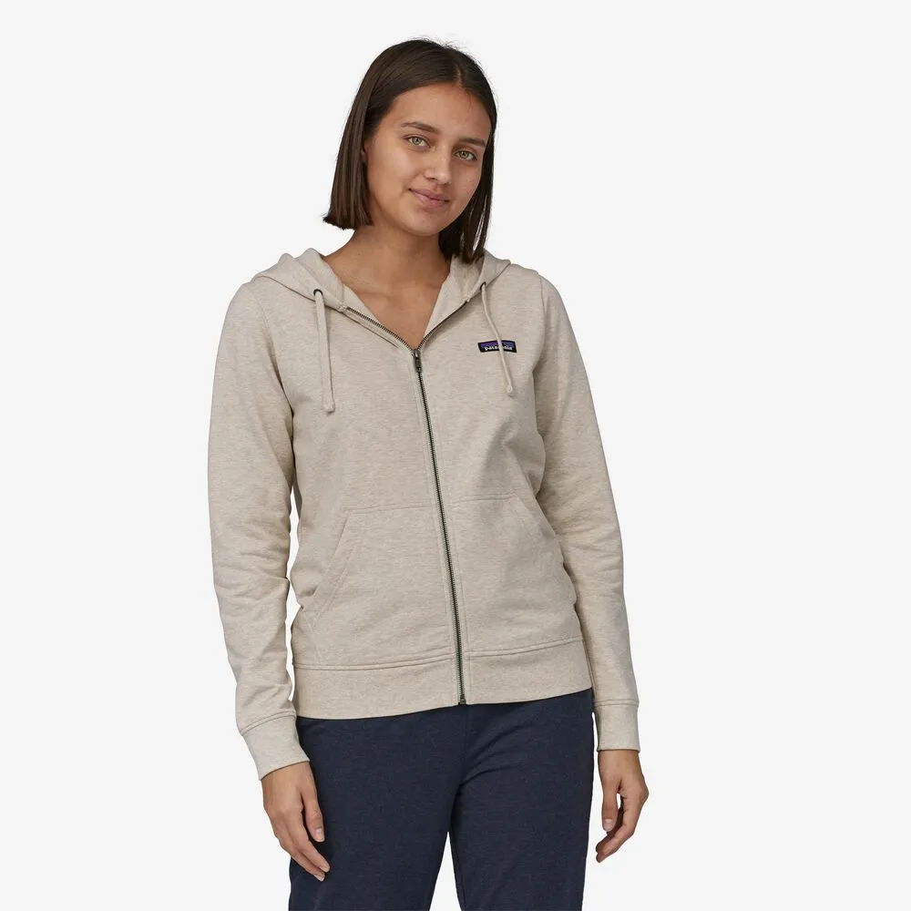 Patagonia Ahnya Full-Zip Hooded Sweatshirt-Dyno White Heather