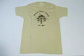 Please Don't Tread On Me Vintage 80's Original Tank and Tree Single Stitch Screen Stars T-Shirt