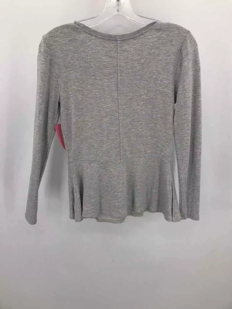 Pre-Owned Ann Taylor Grey Size Small Long Sleeve T-shirt