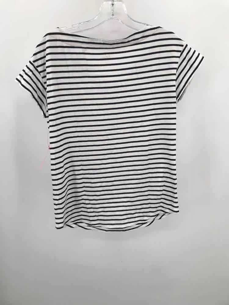 Pre-Owned Boden White Size 6 Stripe T-shirt