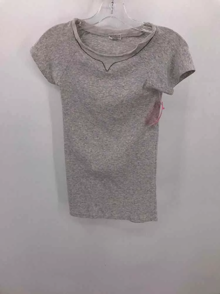 Pre-Owned Brunello Cucinelli Grey Size Medium T-shirt