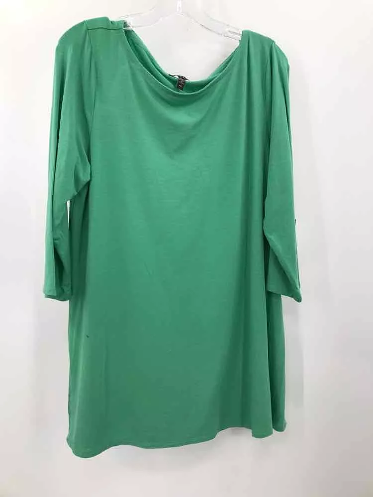 Pre-Owned Eileen Fisher Green Size Large T-shirt