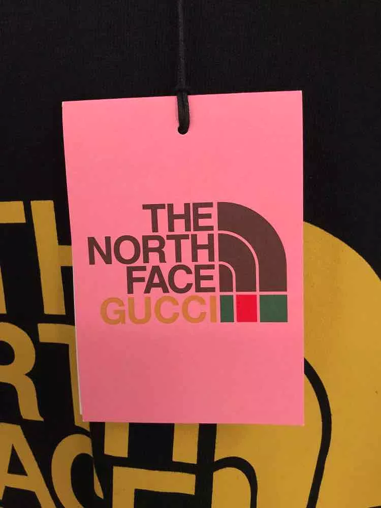 Pre-Owned Gucci x The North Face Black Logo Size Medium Men's T-shirt