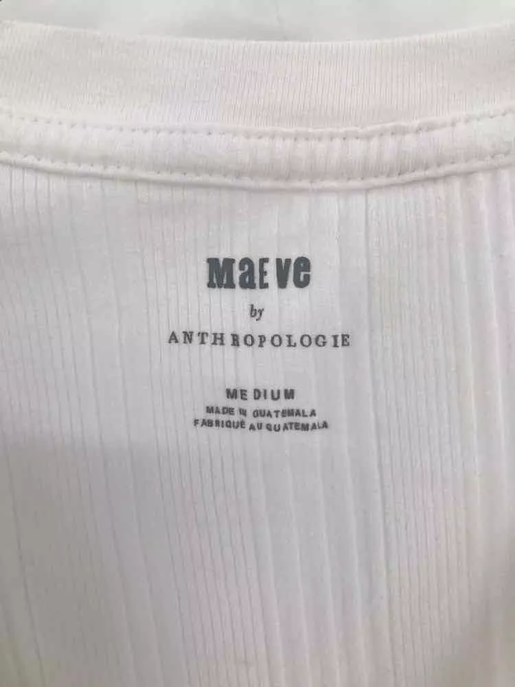 Pre-Owned Maeve White Size Medium T-shirt